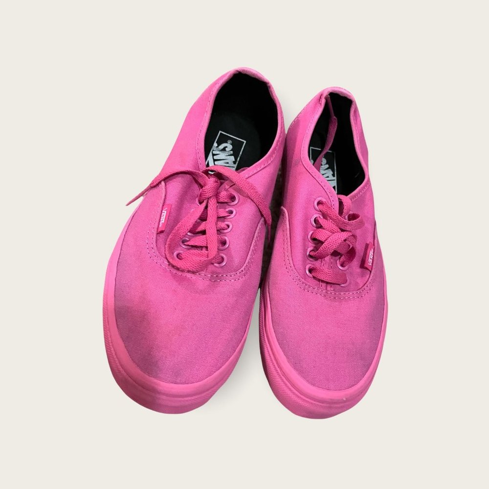 VANS CANVAS STYLE HOT PINK WOMEN 8.5